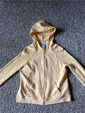 Guy Harvey Pale Yellow Hooded Zip Jacket